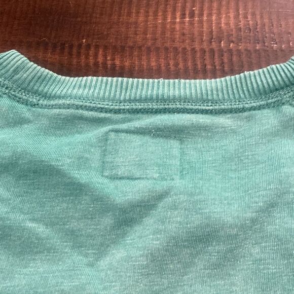 American Eagle Green women’s Sweatshirt with Happiness Embroidered on neckline M - Picture 8 of 8